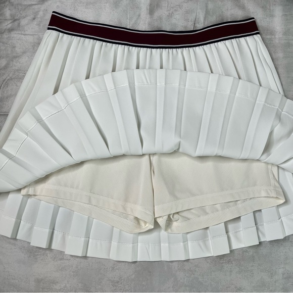 Tory Sport Tech Twill Pleated Tennis Skirt - Picture 5 of 10